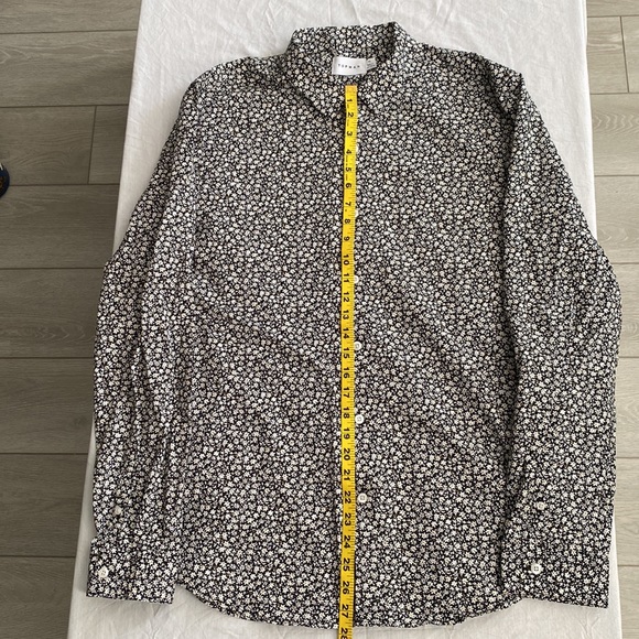 Topman Floral Long Sleeve Button Down XL - Picture 3 of 5